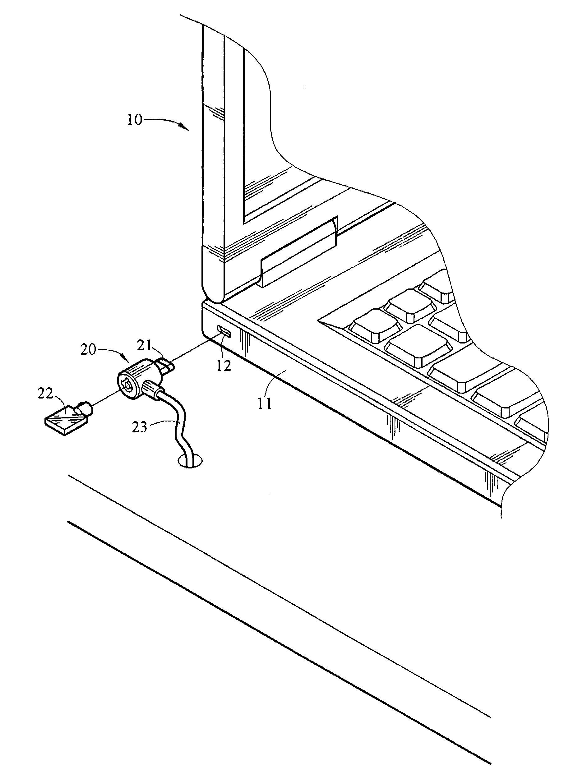 Anti-theft lock structure