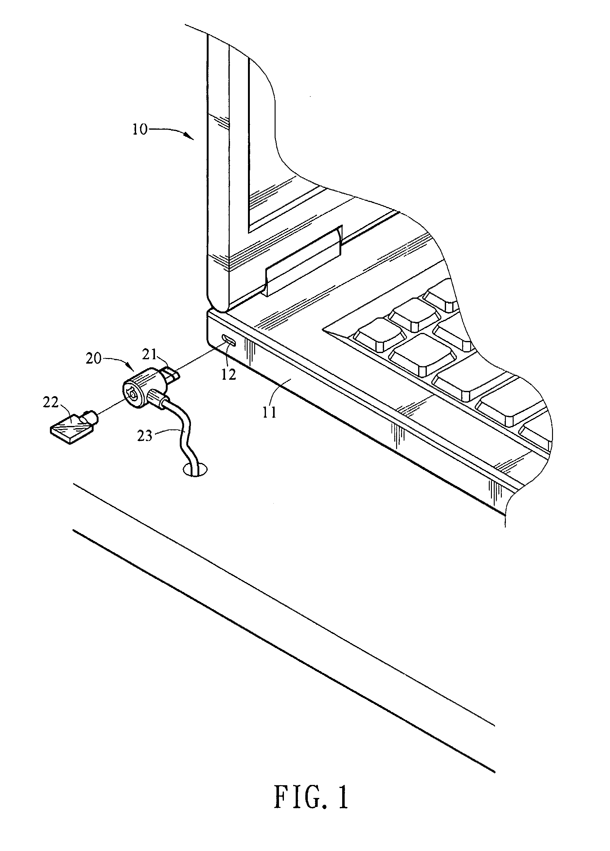 Anti-theft lock structure