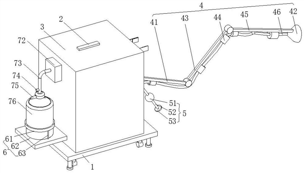 Anesthesia waste gas purification and recovery device in operating room