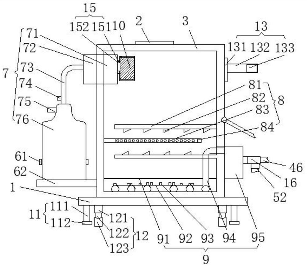 Anesthesia waste gas purification and recovery device in operating room