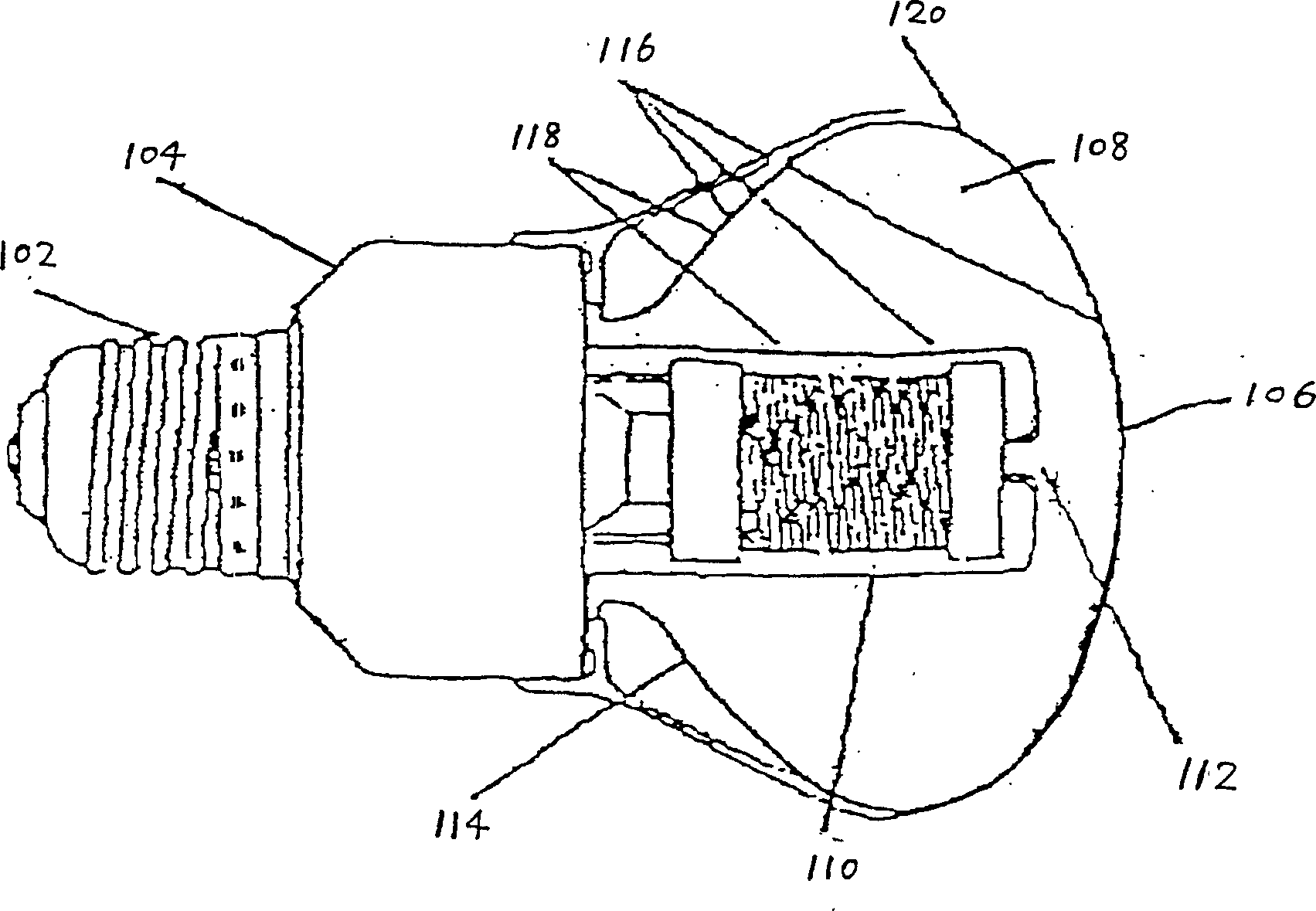 Electromagnetic inductor light having double-regular structured strip lamp