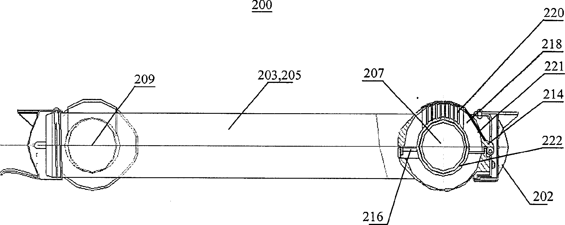 Electromagnetic inductor light having double-regular structured strip lamp