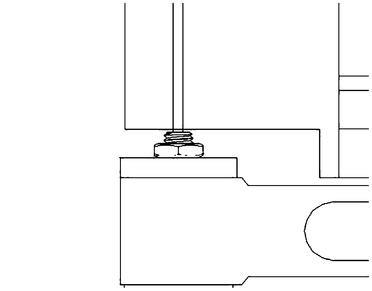 Detection device and method of spray head mechanism of 3D printer