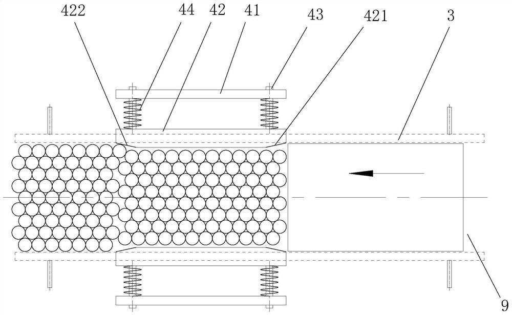 A method for removing pallets, a device for removing pallets and an unpacking machine