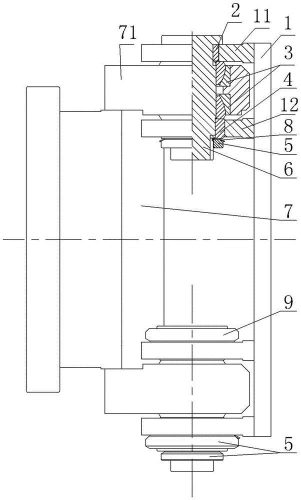 Steering hinge device for extra-heavy type vibratory roller