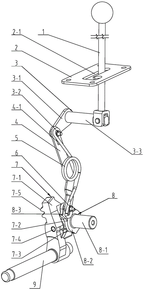 Ratchet parking brake device for wheeled tractors