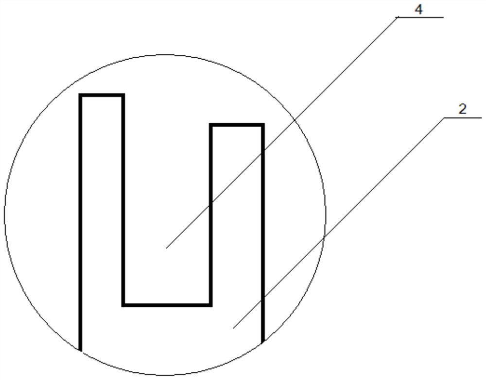 Vertical connection decorative plate with lock catch clamping groove