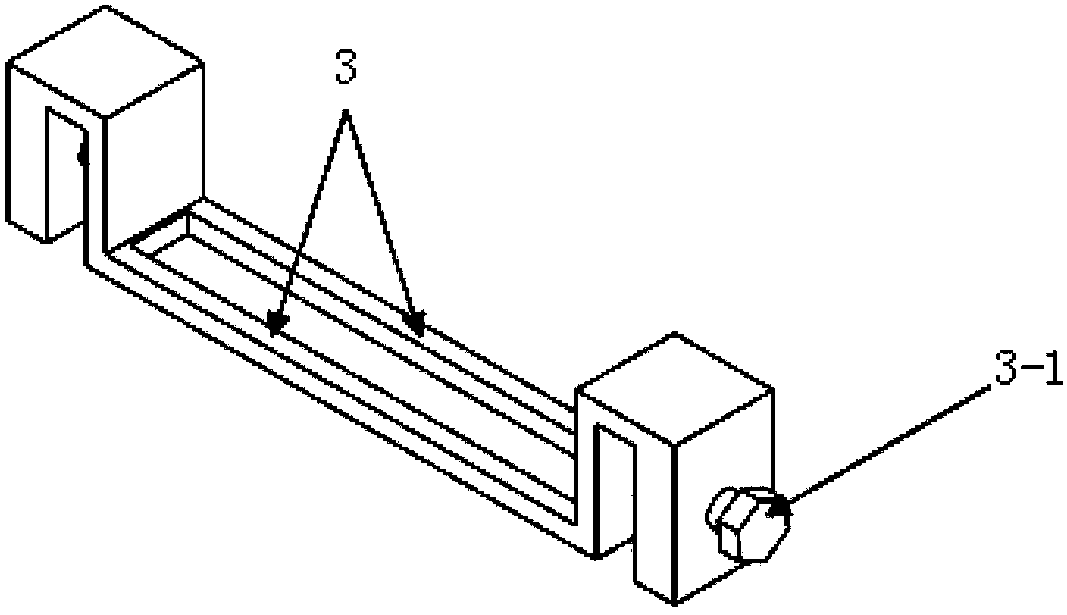 Tool capable of applying pressure to carry out electron beam auxiliary heat action connection