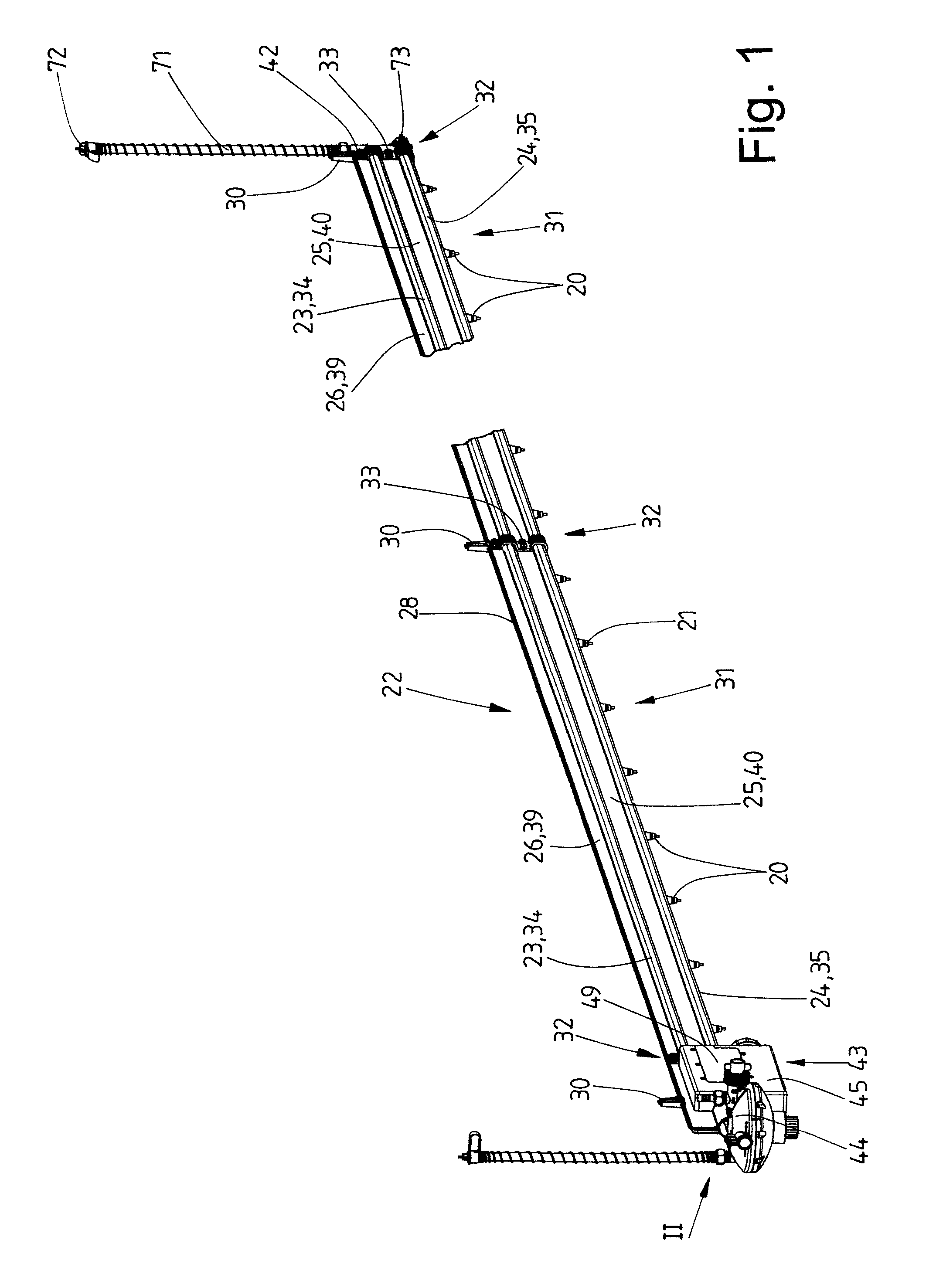 Linear water circulating animal drinker