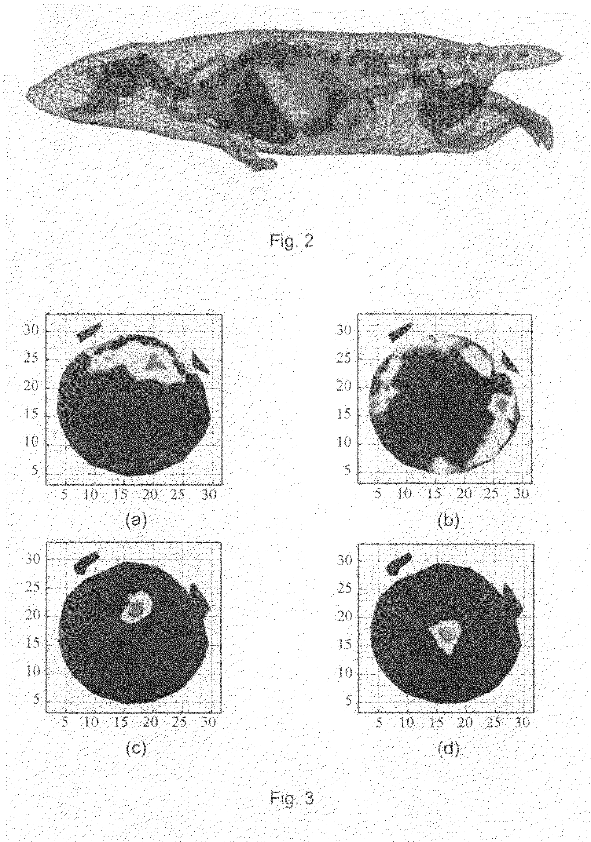 Multi-spectral reconstruction method based on adaptive finite element