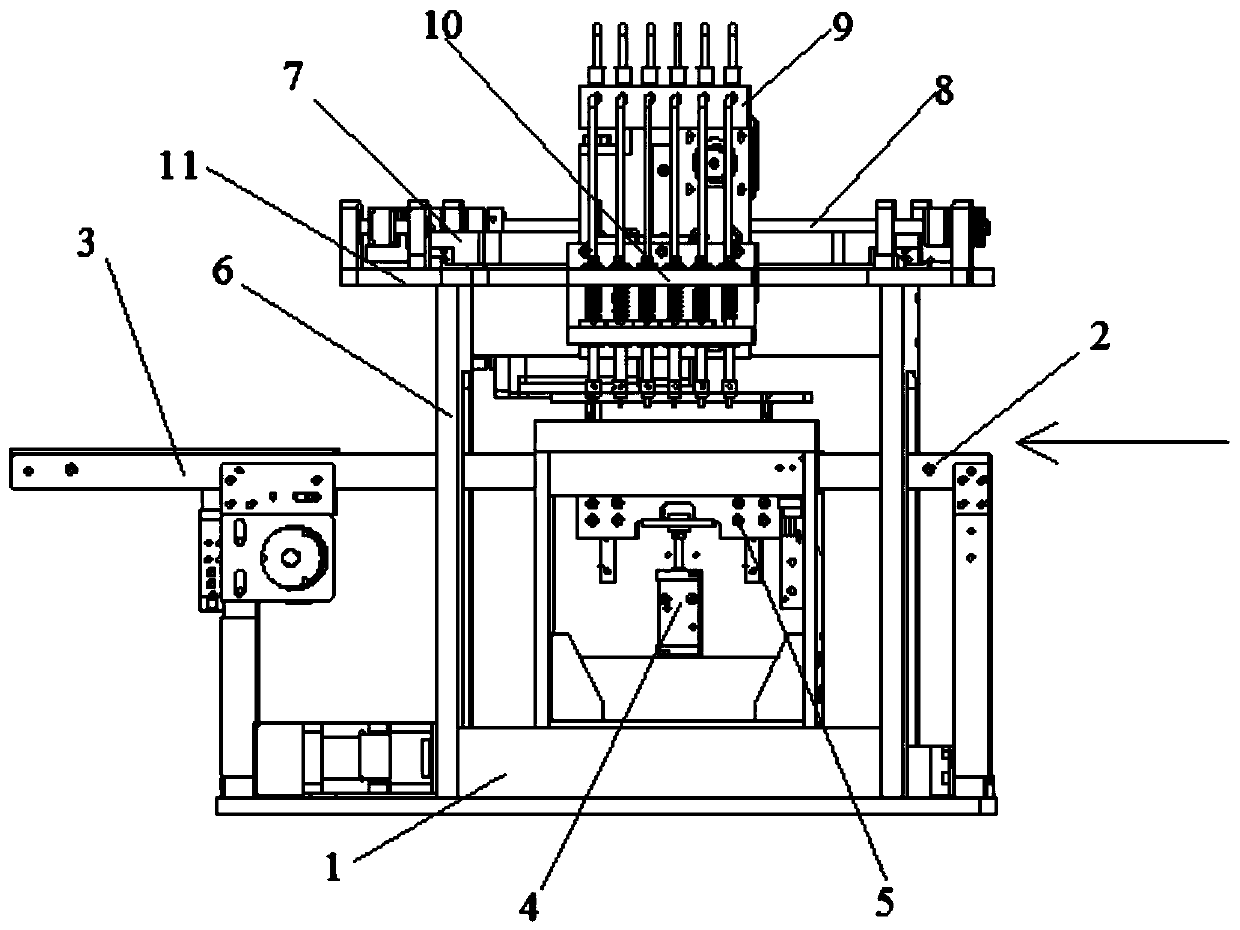 Detection device of power distribution equipment for low-voltage line equipment distribution network