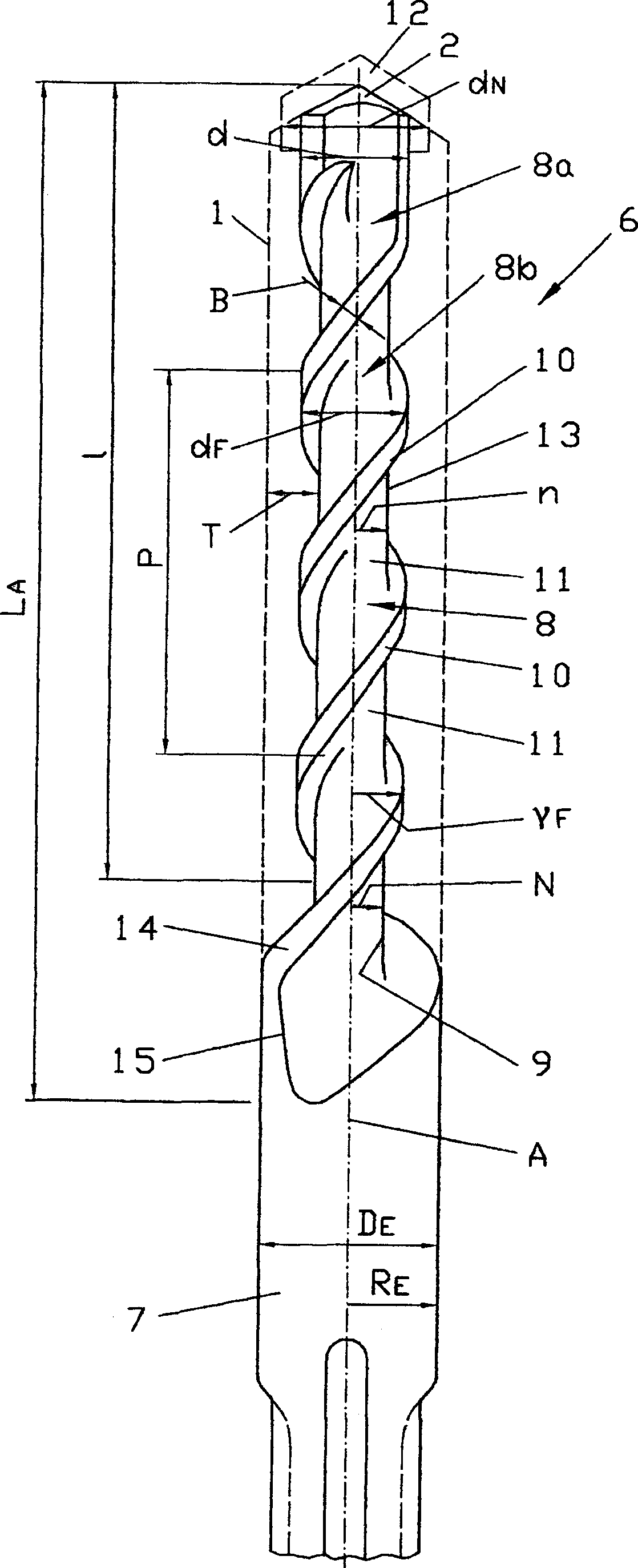 Method for producing tools especially arilling bit or milling cutter