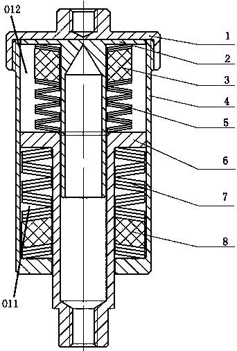 Metal rubber-disc spring all-metal composite hanger for pipeline vibration isolation and impact resistance