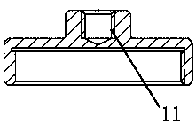 Metal rubber-disc spring all-metal composite hanger for pipeline vibration isolation and impact resistance