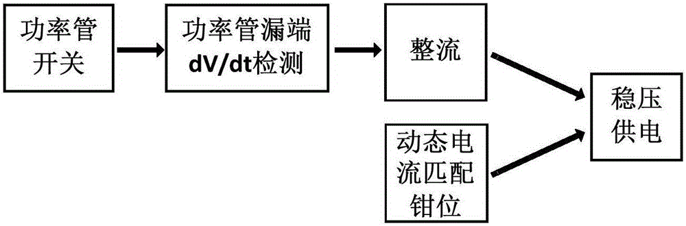 Self-powered circuit applied to switching circuit