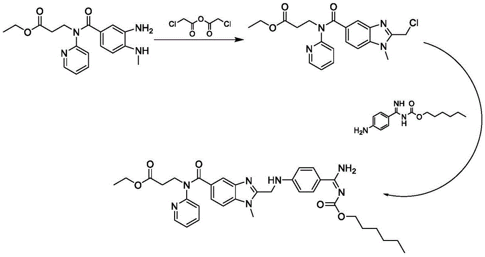 Preparation method of dabigatran etexilate mesylate