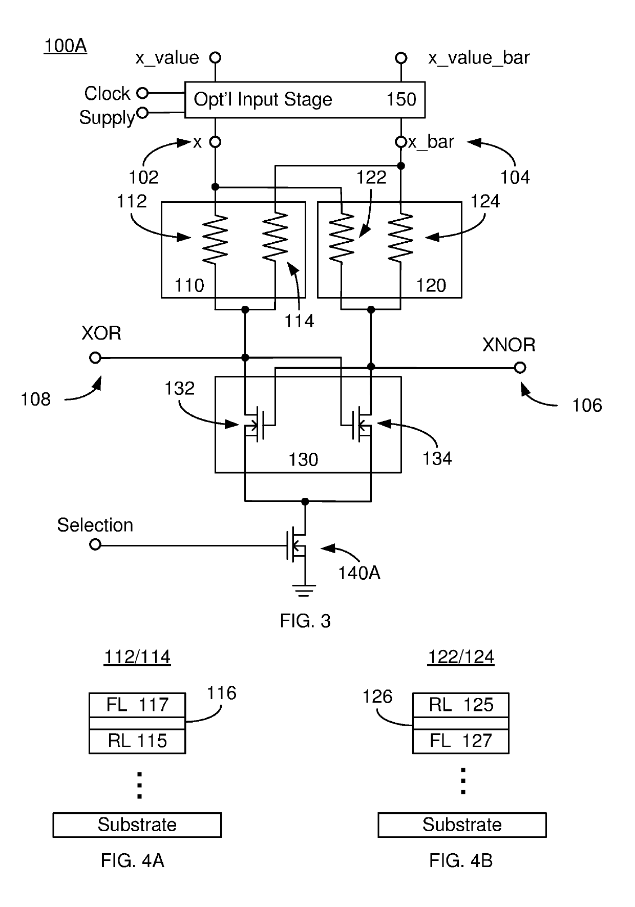 Method and system for providing a variation resistant magnetic junction-based xnor cell usable in neuromorphic computing