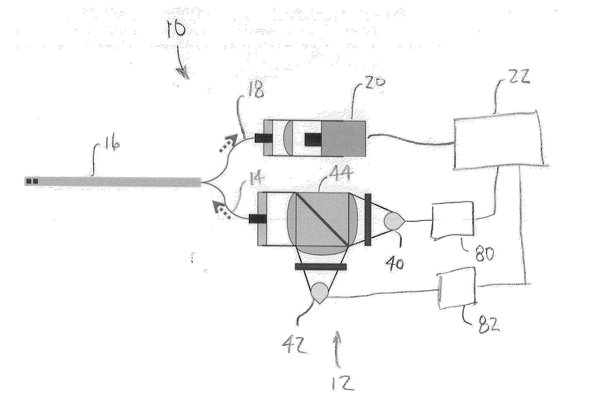 EGR distribution and fluctuation probe based on co2 measurements