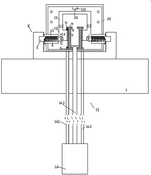 Building material lifting equipment with automatic locking function