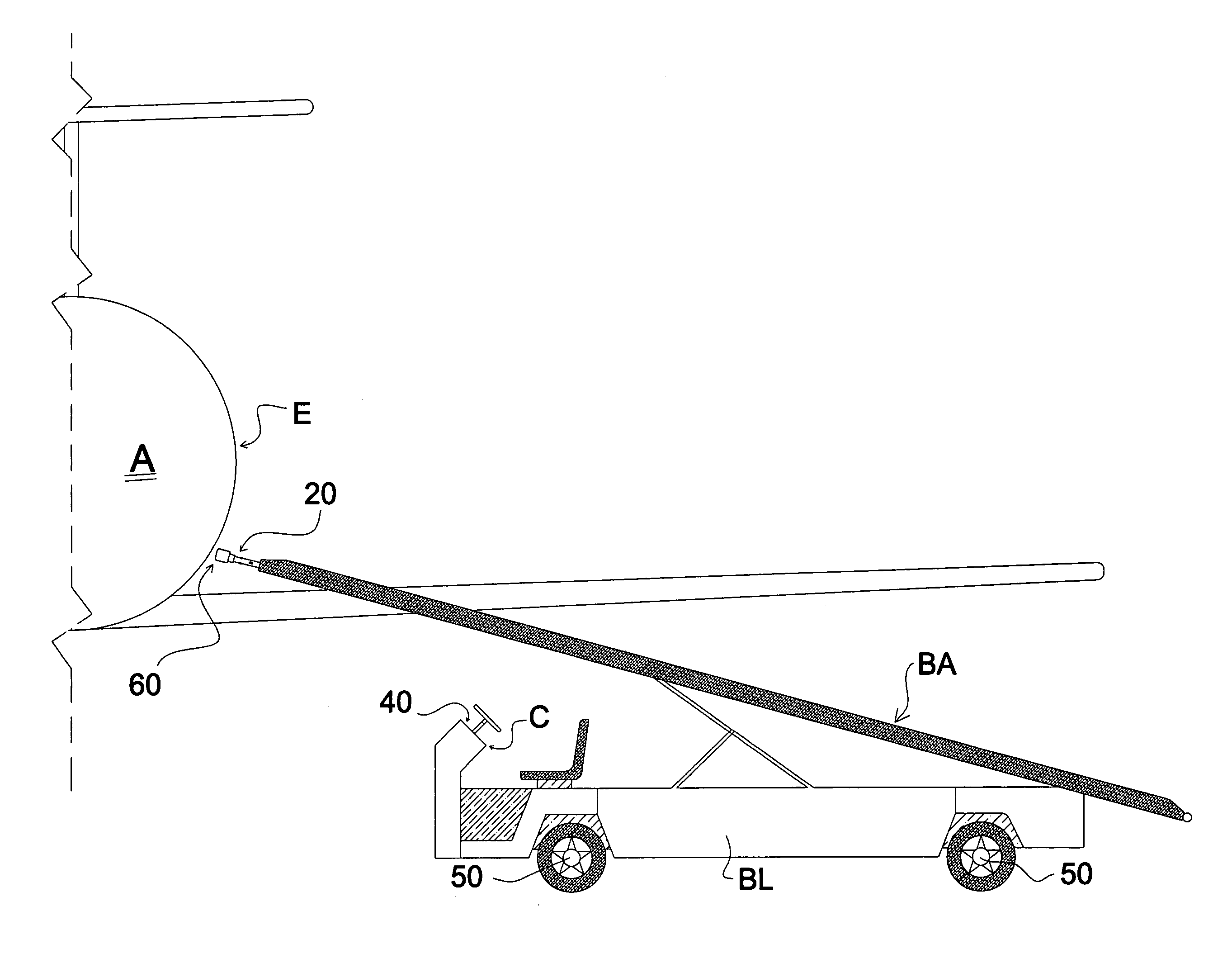 Actuated braking and distance sensing system for operational regulation of belt loader equipment