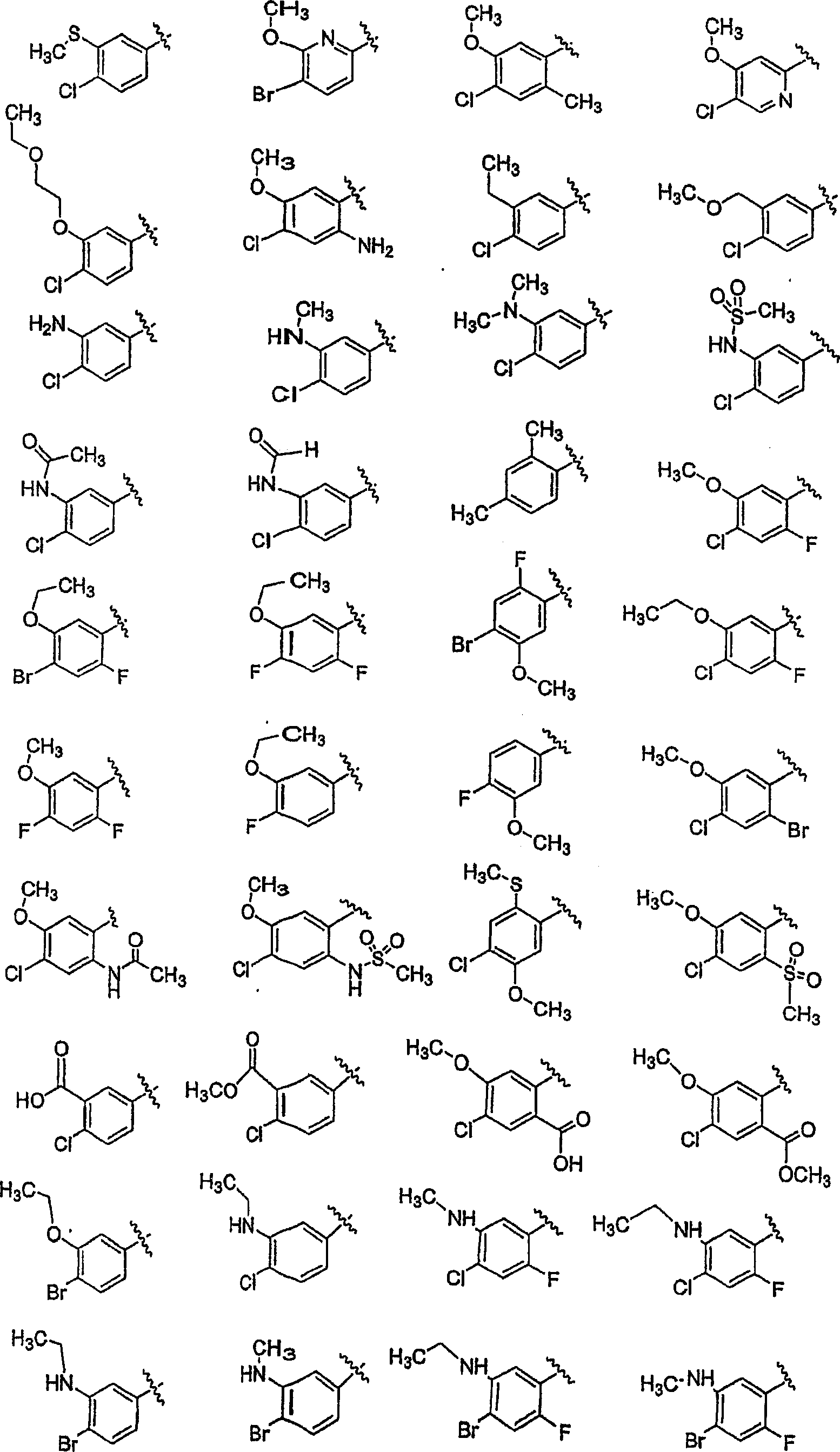 Substituted piperazines