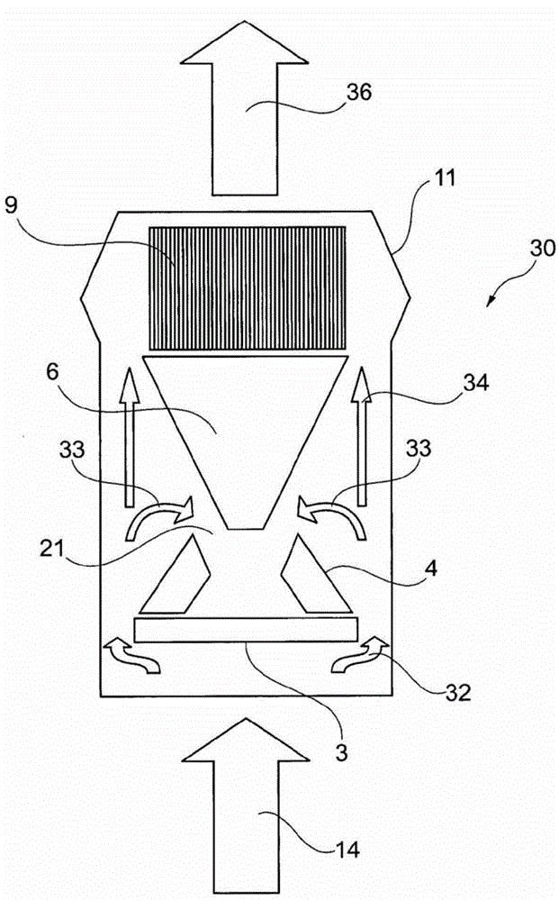 Method and vertical mill for grinding a product to be milled