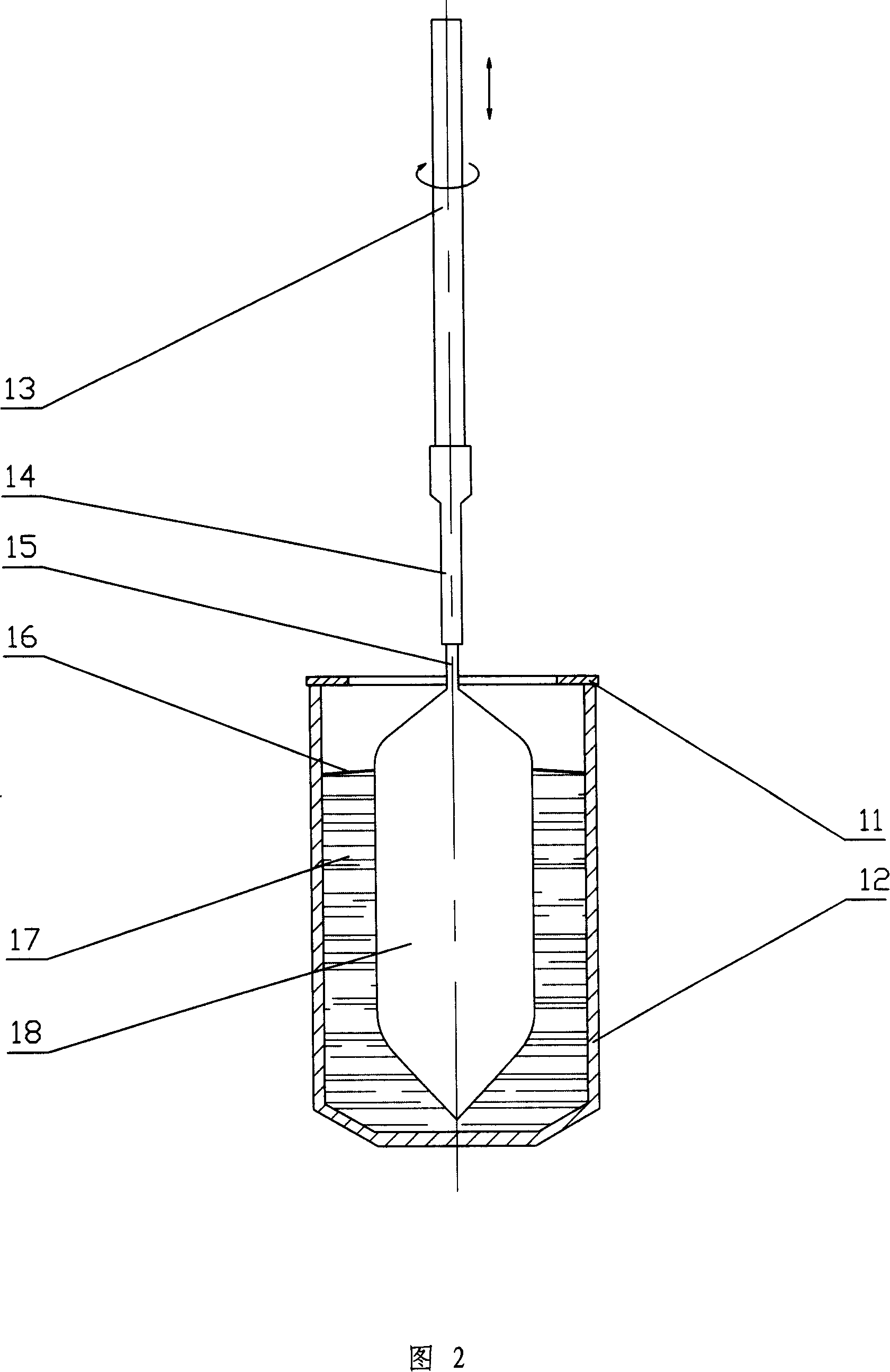 Method for growing R-surface sapphire crystal