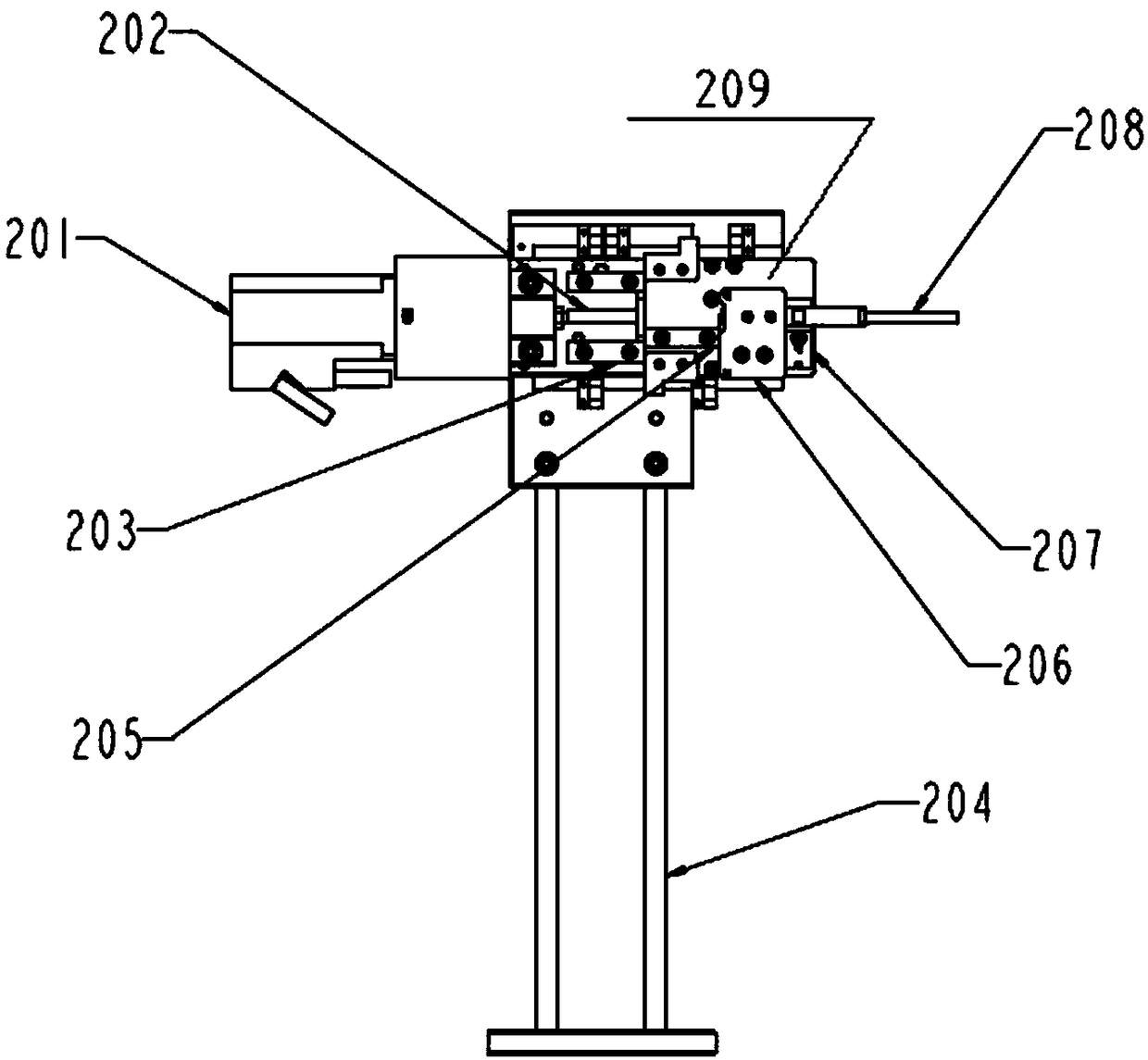 Alignment machine for laser level meter