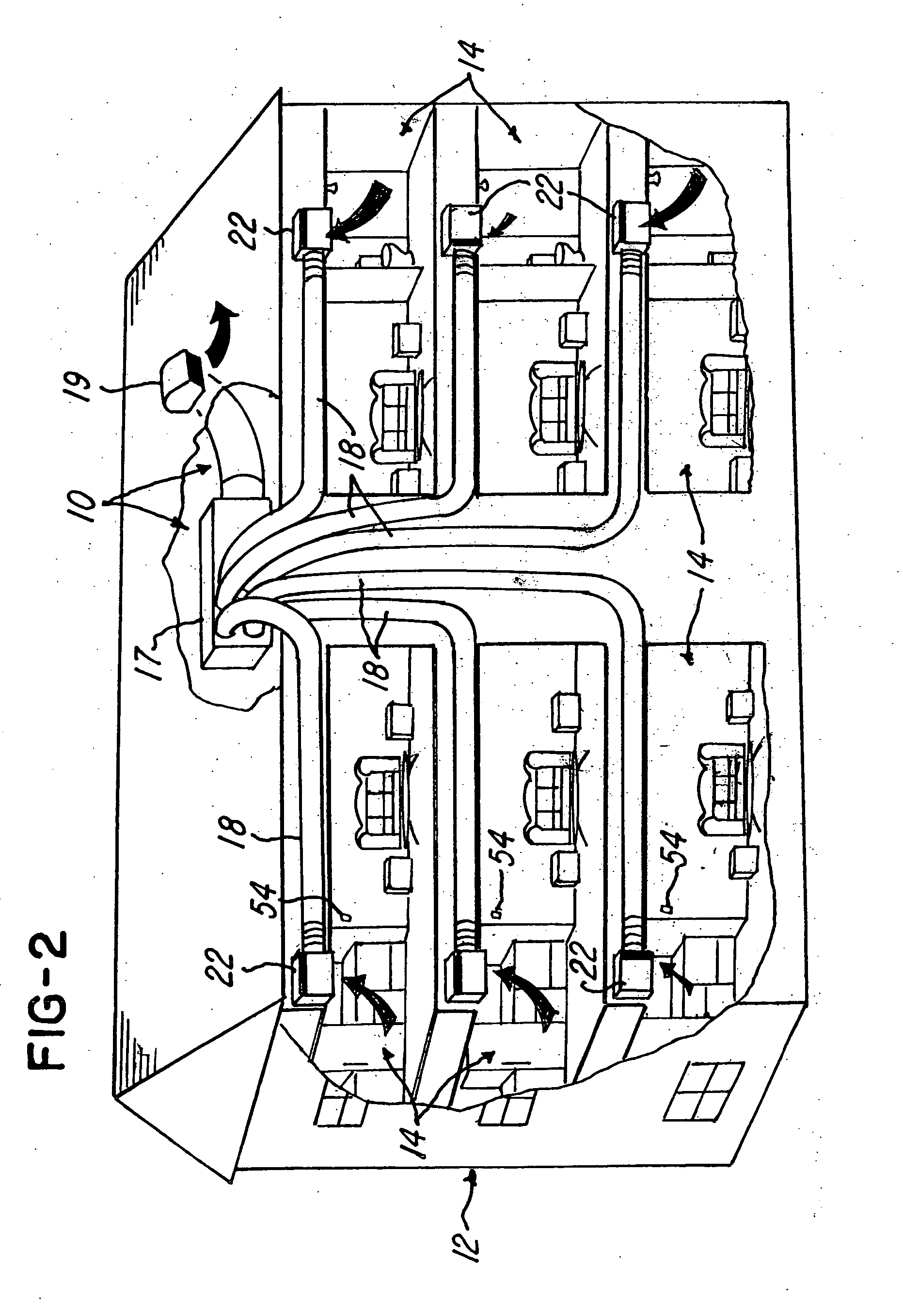 Method and apparatus for passively controlling airflow