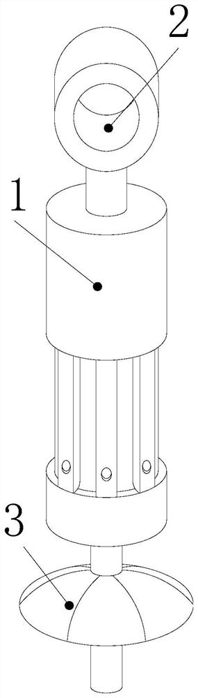 Air pressure impact type closestool water seal pipeline blockage dredging equipment