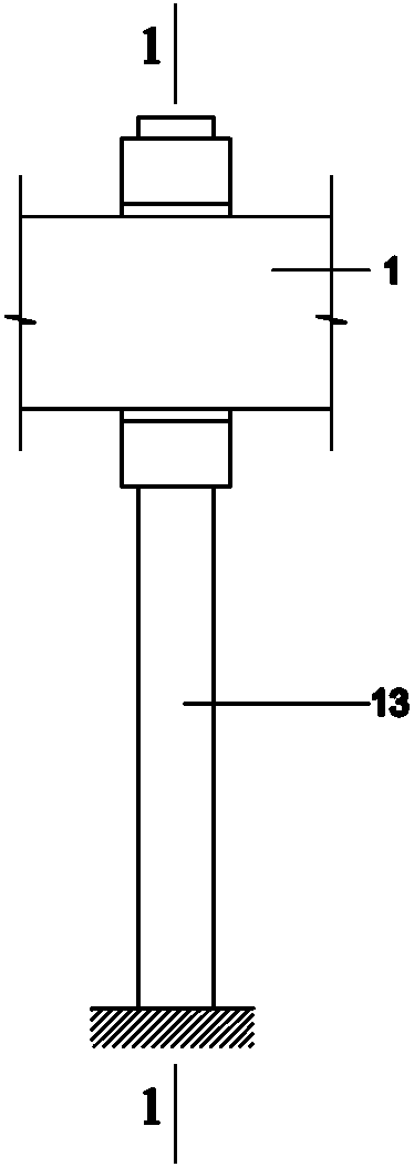 Guardrail with compound functions of vibration reduction and disaster prevention