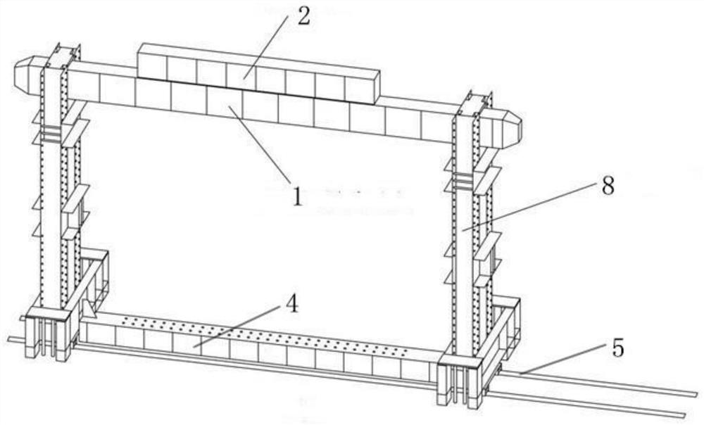 A mobile high-temperature coupled environment multi-dimensional space self-balancing loading system