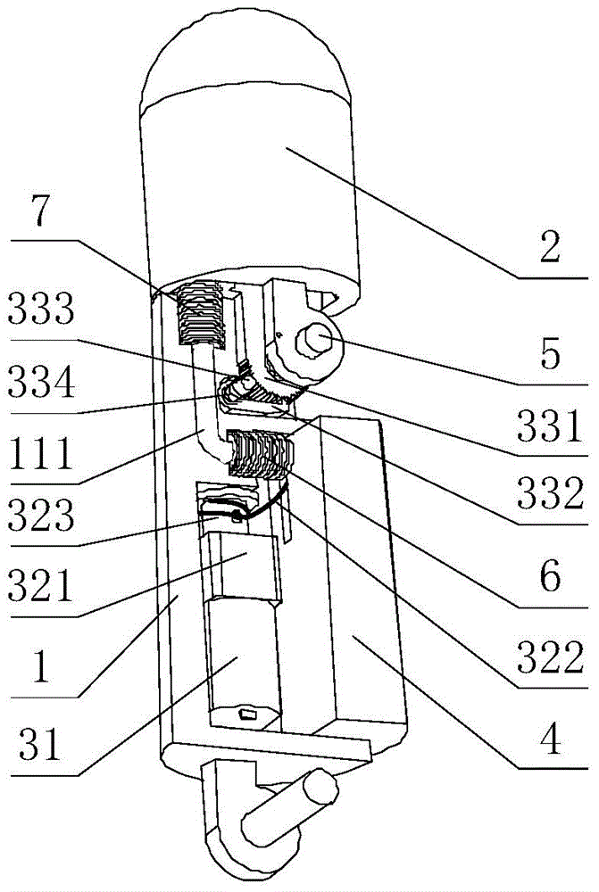 Bending self-locking pneumatic underactuated robotic finger device