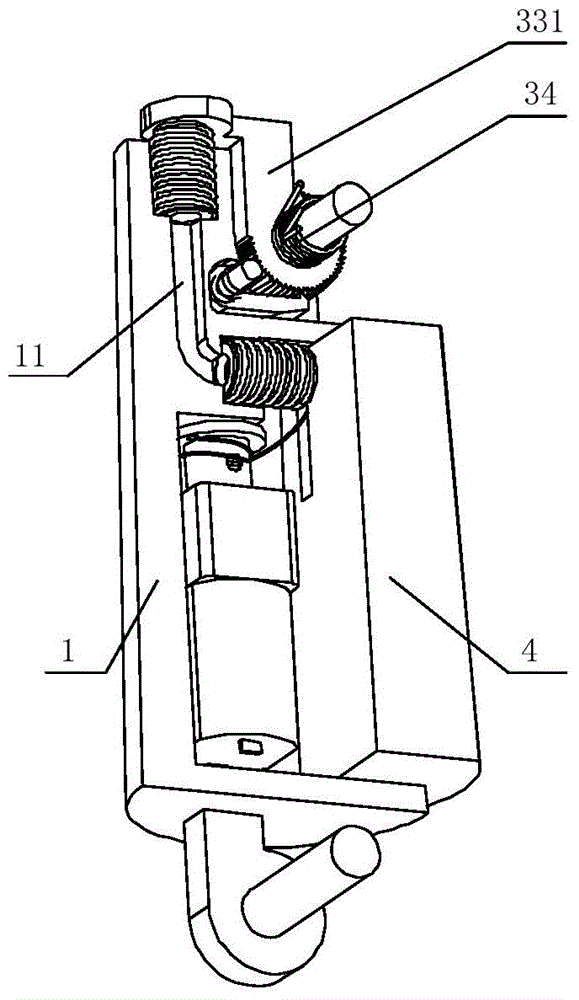 Bending self-locking pneumatic underactuated robotic finger device