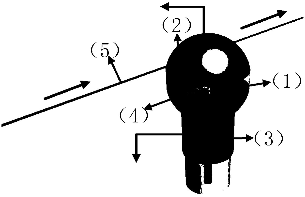 An optical fiber microsphere cavity mode-locked laser based on graphene channel structure