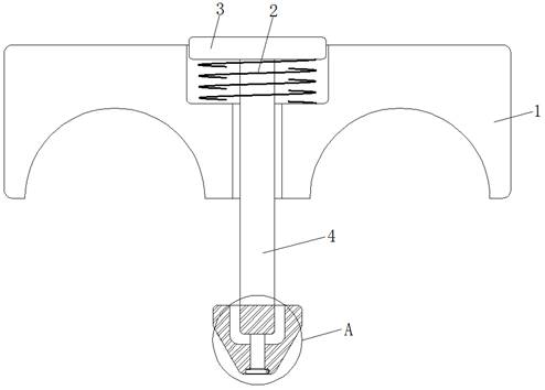 Anti-loosening and convenient-to-install cable fixing device for electrical system