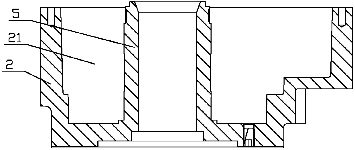 Sanitary deceleration transmission mechanism special for stirring