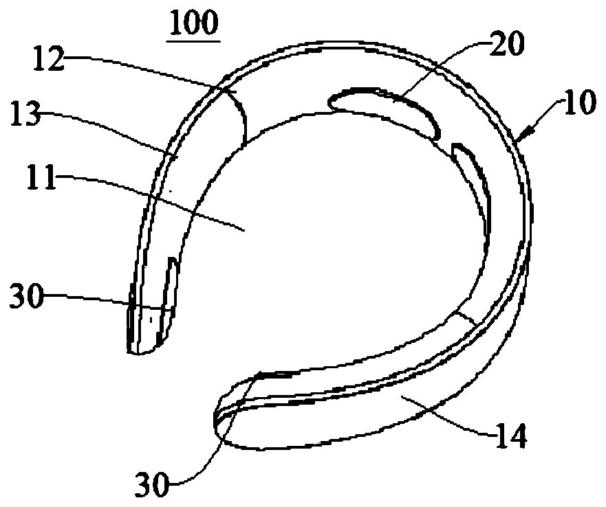 Neck massage instrument