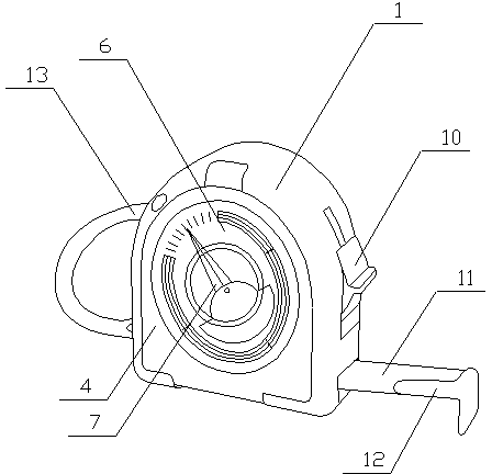 Novel multifunctional steel tape used for construction