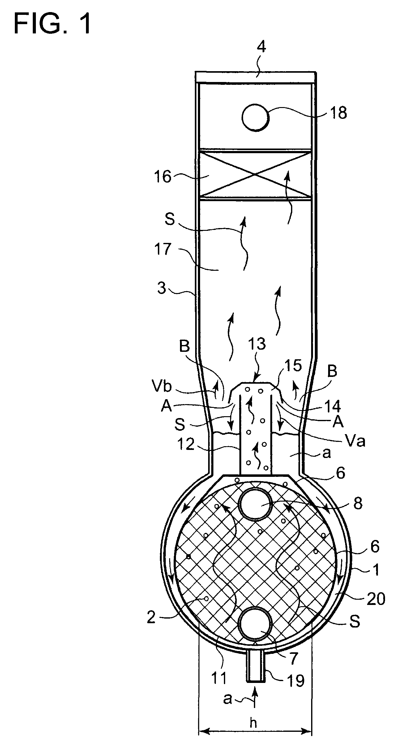 Flooded evaporator