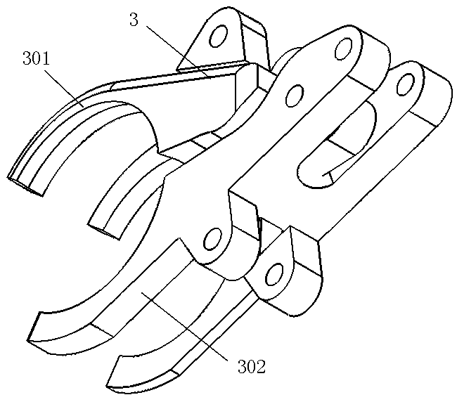 Robot suitable for automatic replacement of disc cutter and using method of robot