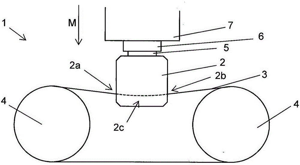 Monitoring device and method for wire web monitoring and wire saw