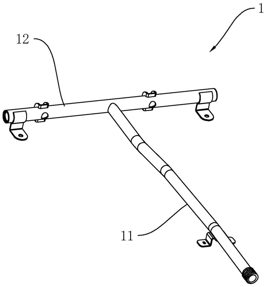 Household gas stove gas pipe alloy and its preparation method and gas pipe