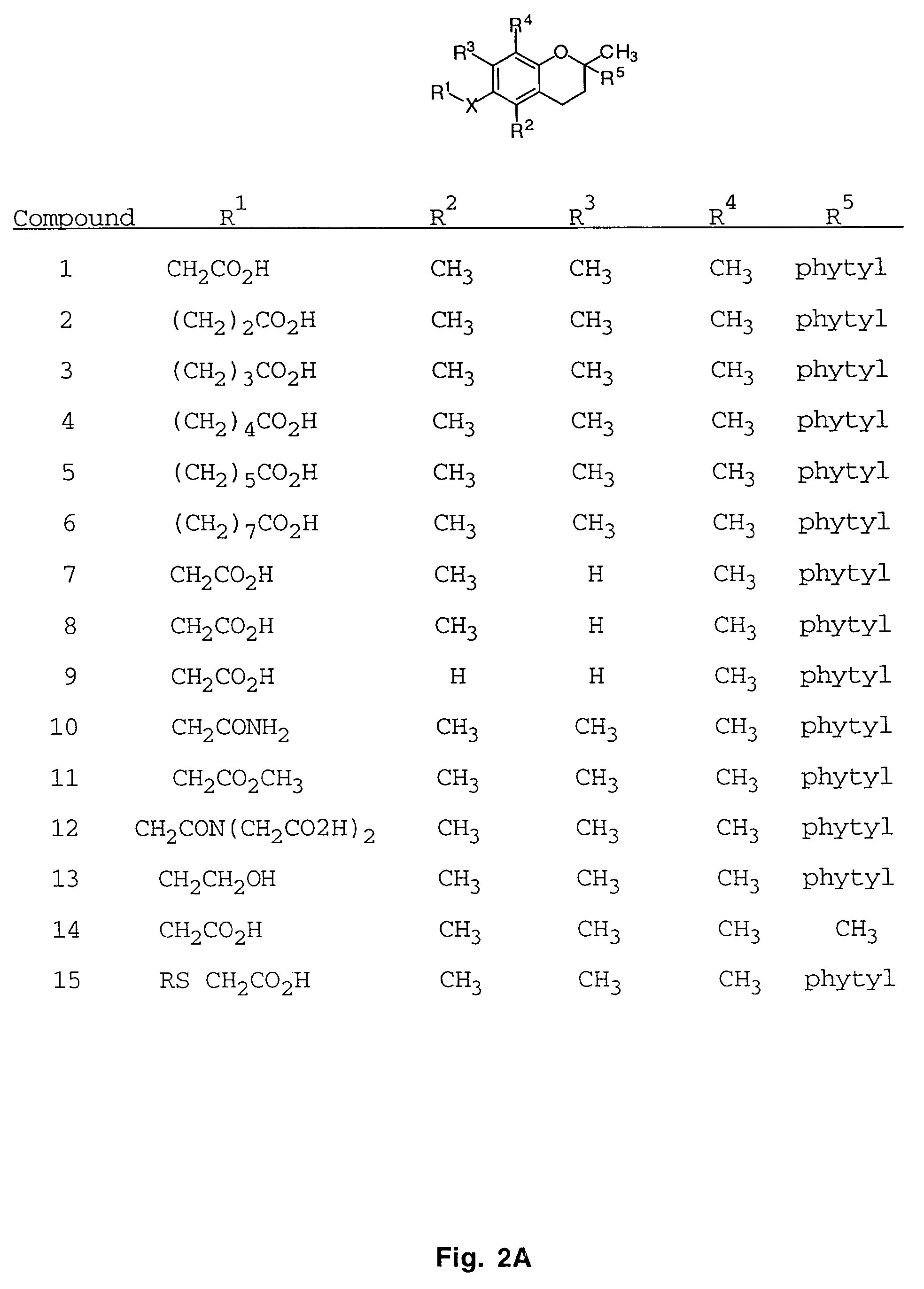 Tocopherols, tocotrienols, other chroman and side chain derivatives and uses thereof