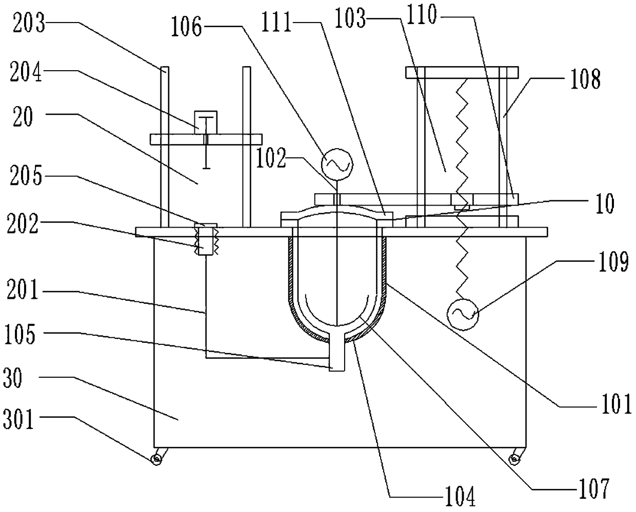 An integrated equipment for hot die casting and forming process