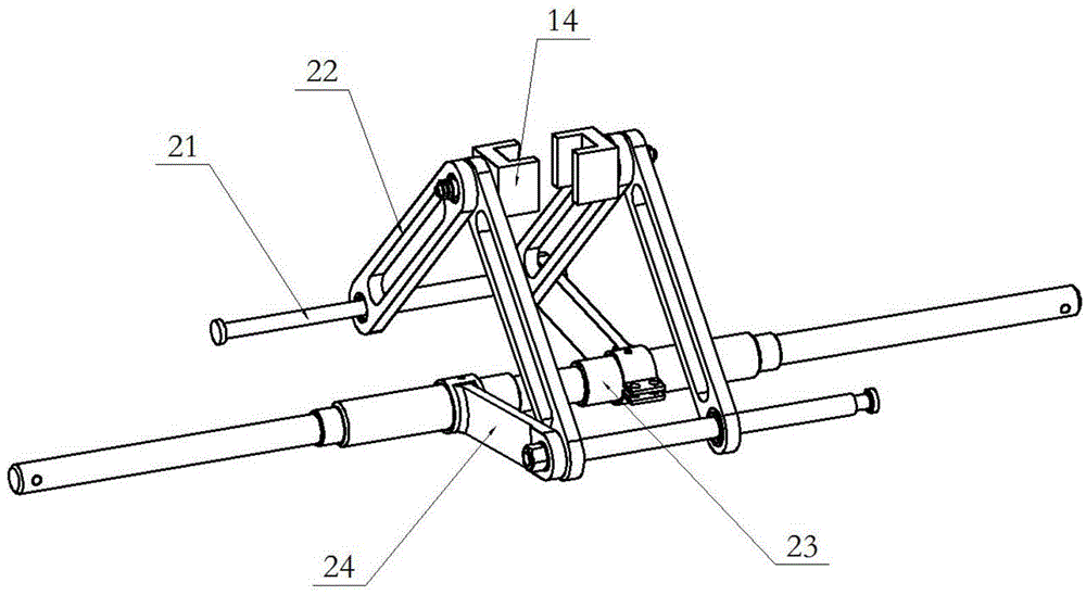 Mechanical structure of three-dimensional human-simulated biped walking robot and walking method