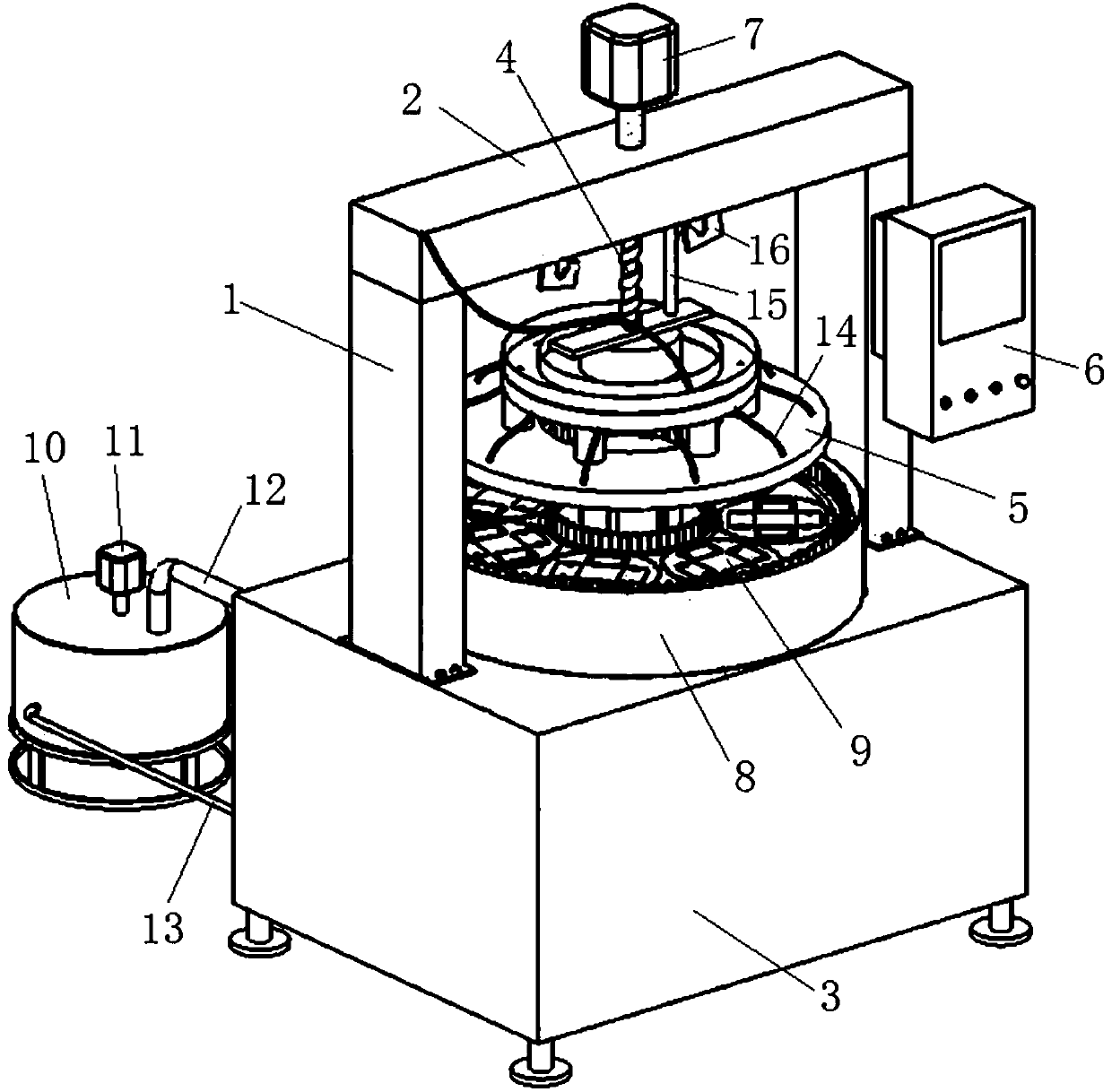 3D mobile phone glass flat-grinding machine