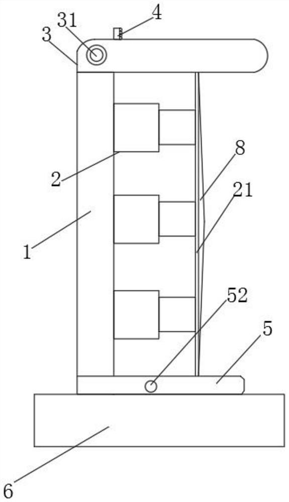 Safety protective fence with warning function for expressway