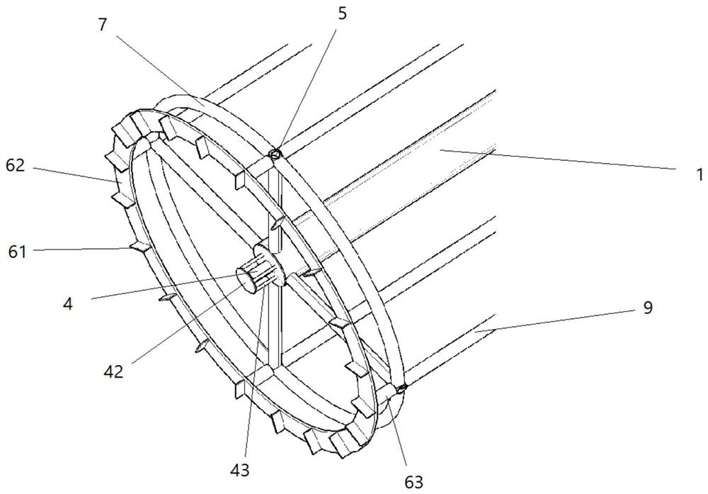 Device and method for breaking pile head of foundation pile