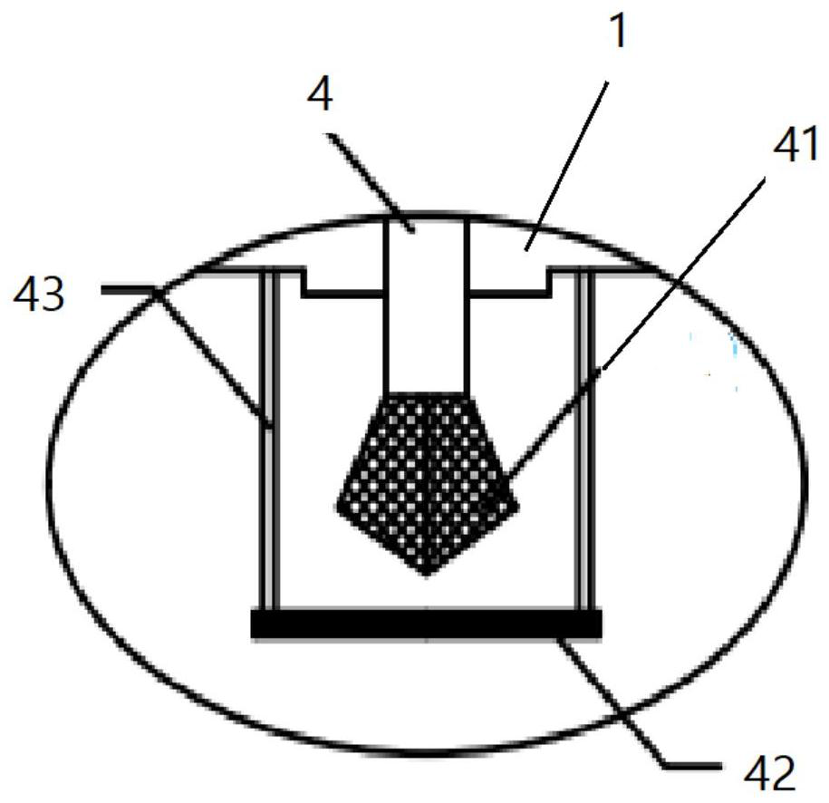 Device and method for breaking pile head of foundation pile